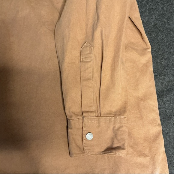 Levi Strauss Signature Men's Utility Corduroy Collar Shirt Jacket in a tan - Picture 9 of 9